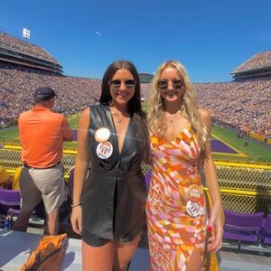 Black leather romper